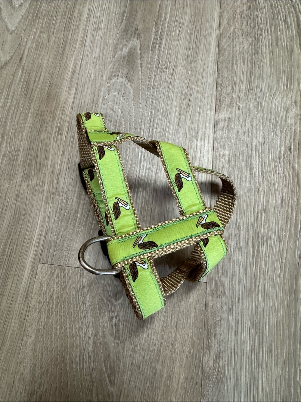 Preston Green Pelican Print Dog Harness